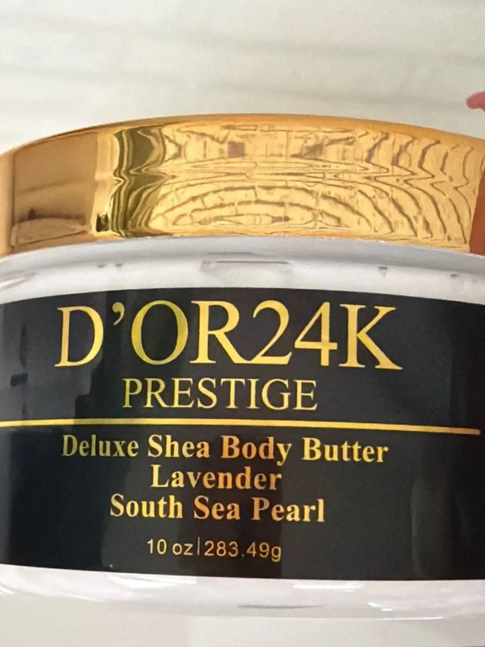 D’OR24K Deluxe Shea Lavender South Sea Pearl Body Butter Scrub & Body